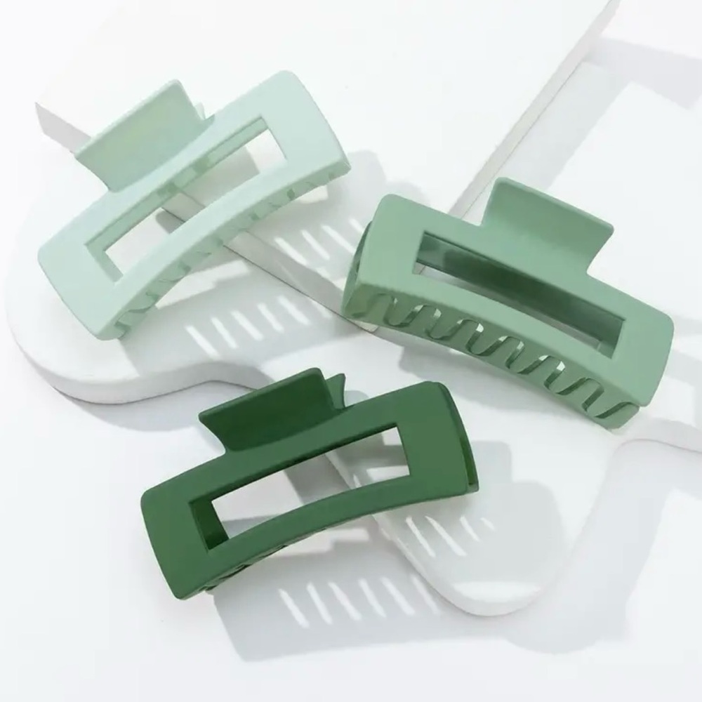 3pcs Square Hair Clip - New